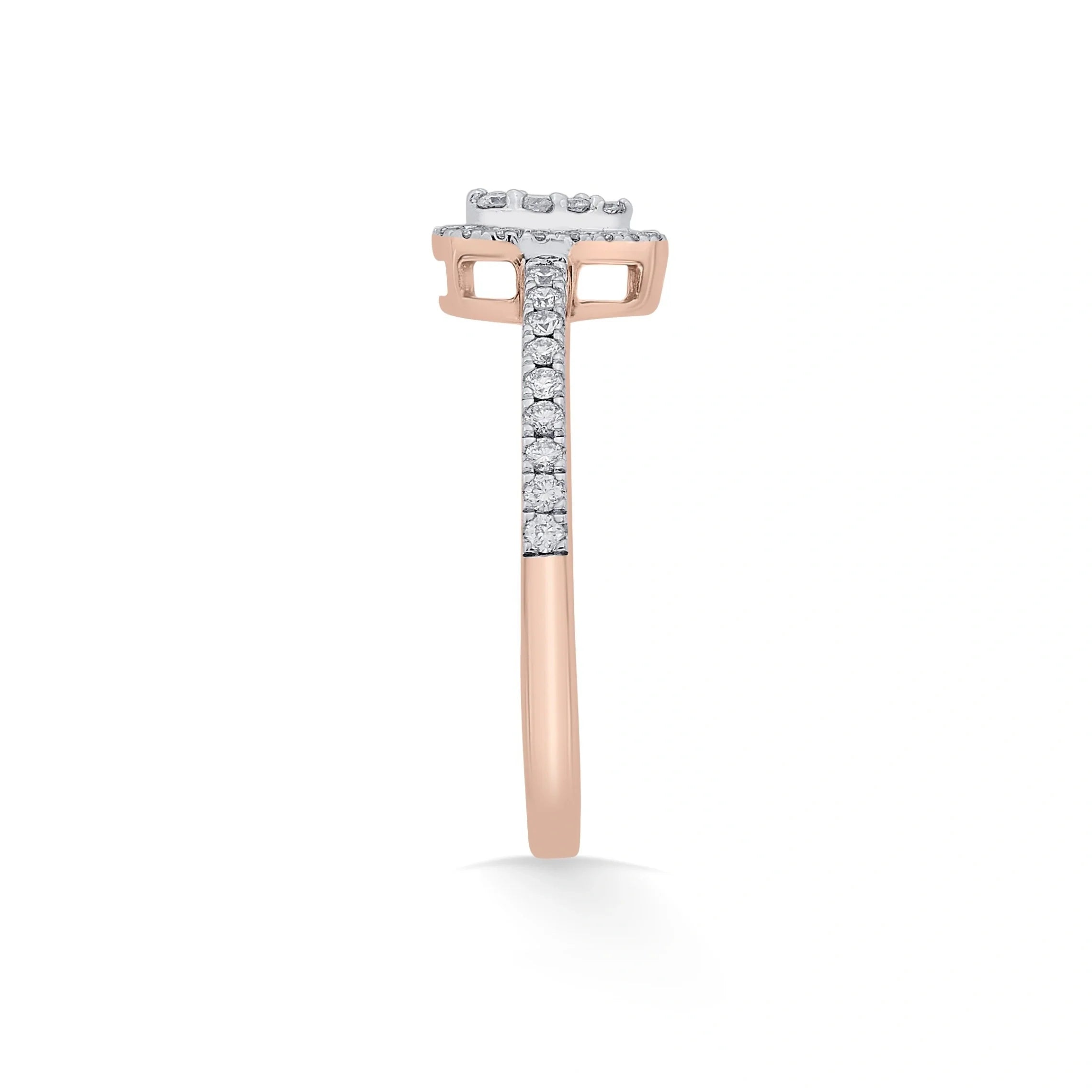 Radiant Teardrop Glow Ring - Zen Diamond India