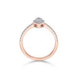 Radiant Teardrop Glow Ring
