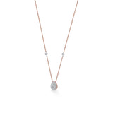 Deck Up Teardrop Dazzle Royale Necklace - Zen Diamond India