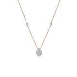 Deck Up Teardrop Dazzle Royale Necklace - Zen Diamond India