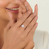 Sassy Spark Halo Ring