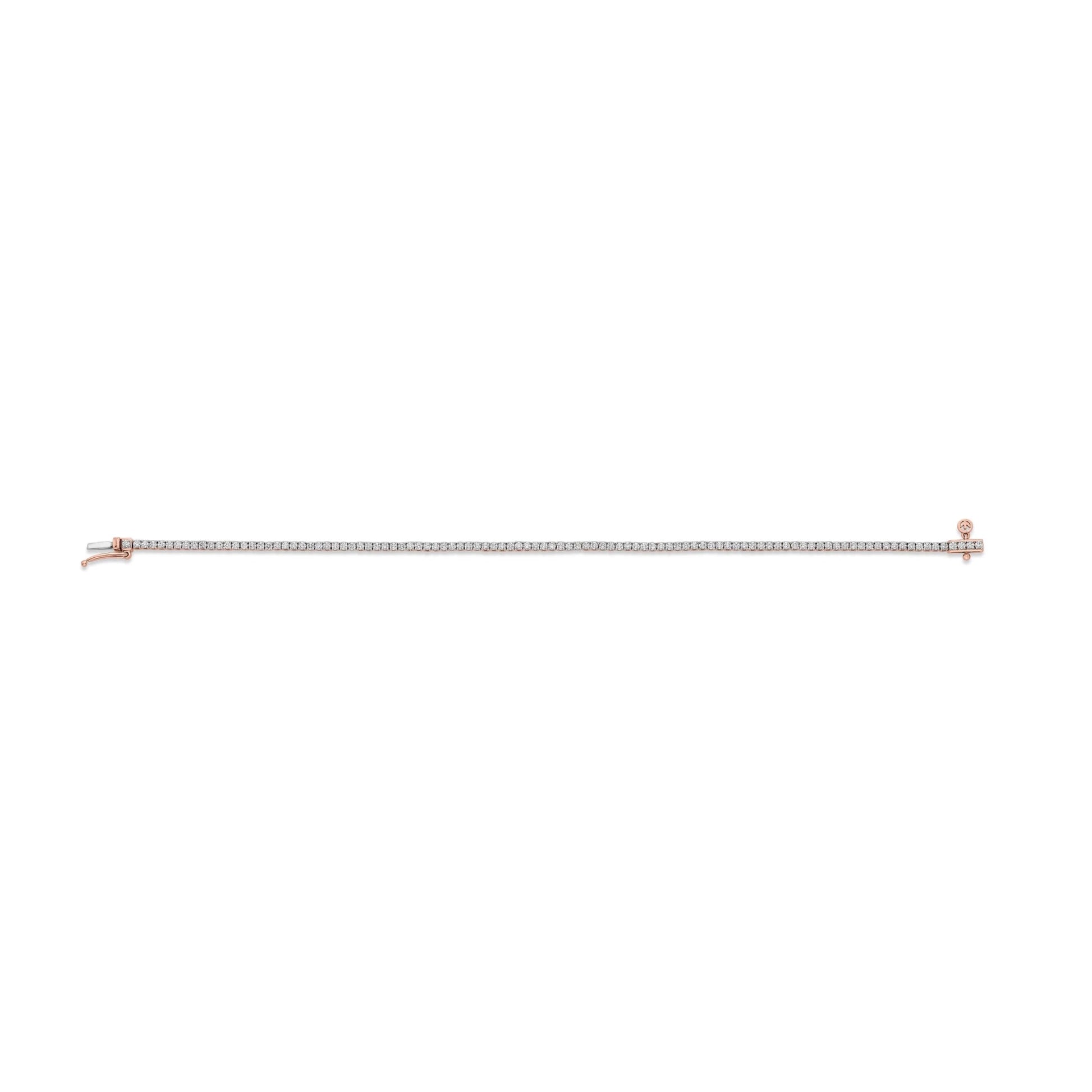 Solitaire Midnight Spark Tennis Bracelet - Zen Diamond India