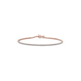 Solitaire Midnight Spark Tennis Bracelet - Zen Diamond India