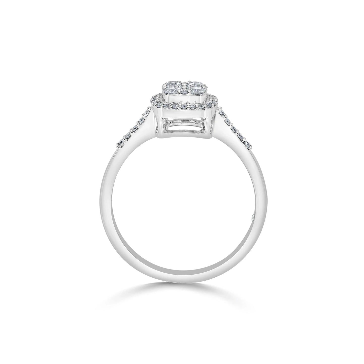 Sassy Glacial Glamour Ring - Zen Diamond India