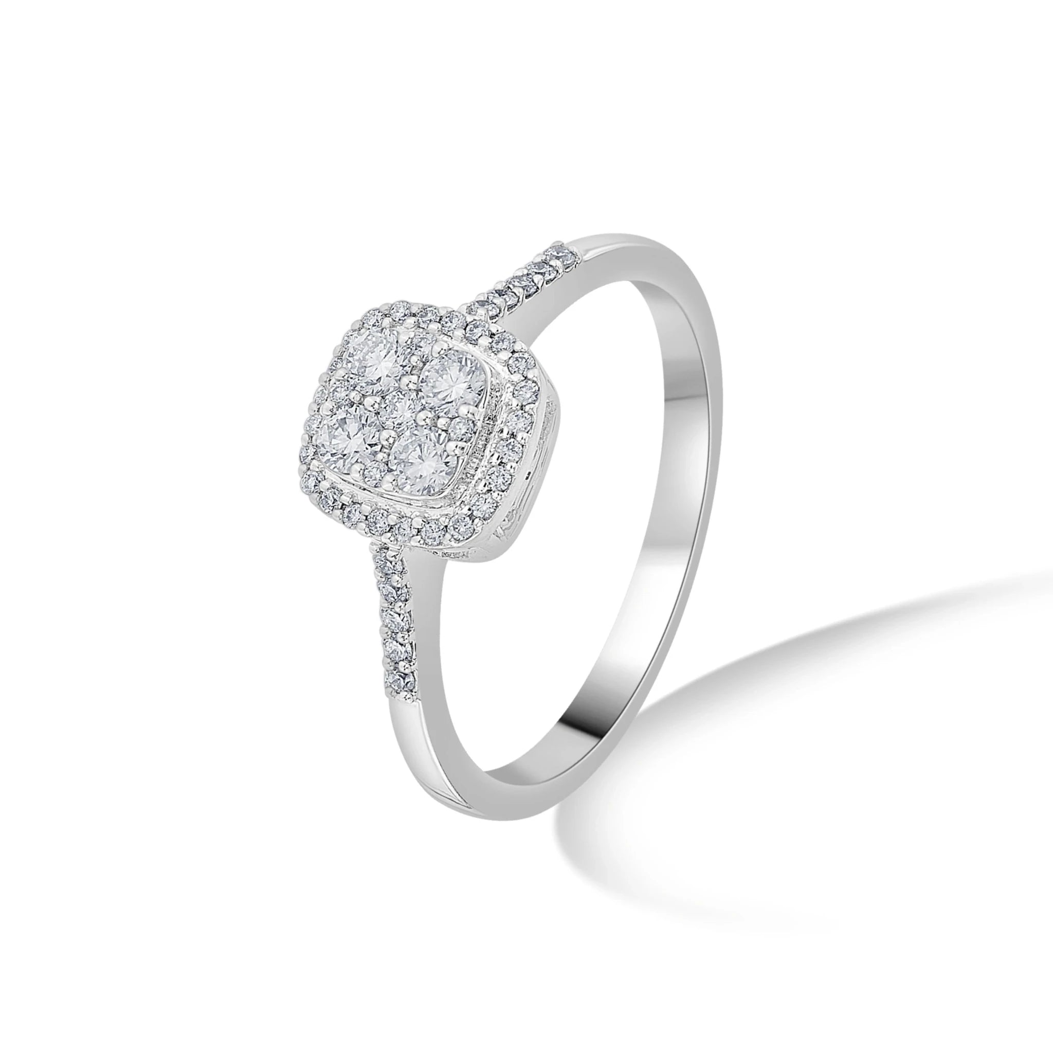 Sassy Glacial Glamour Ring - Zen Diamond India