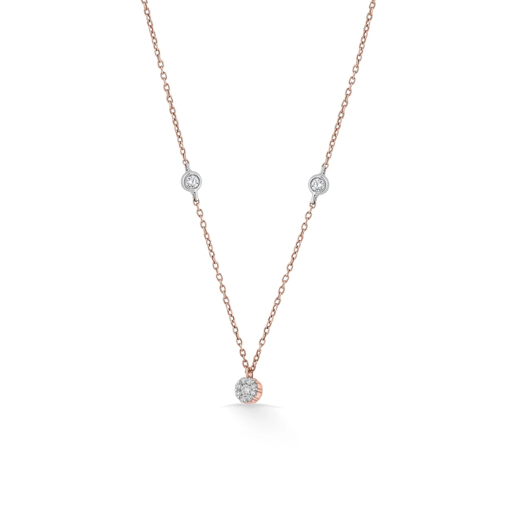 Deck Up Extra Small Round Cluster Pendant - Zen Diamond India