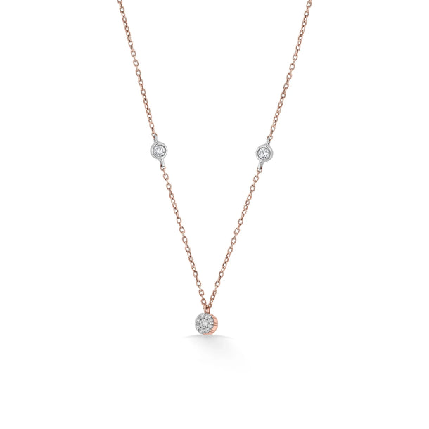 Deck Up Extra Small Round Cluster Pendant - Zen Diamond India