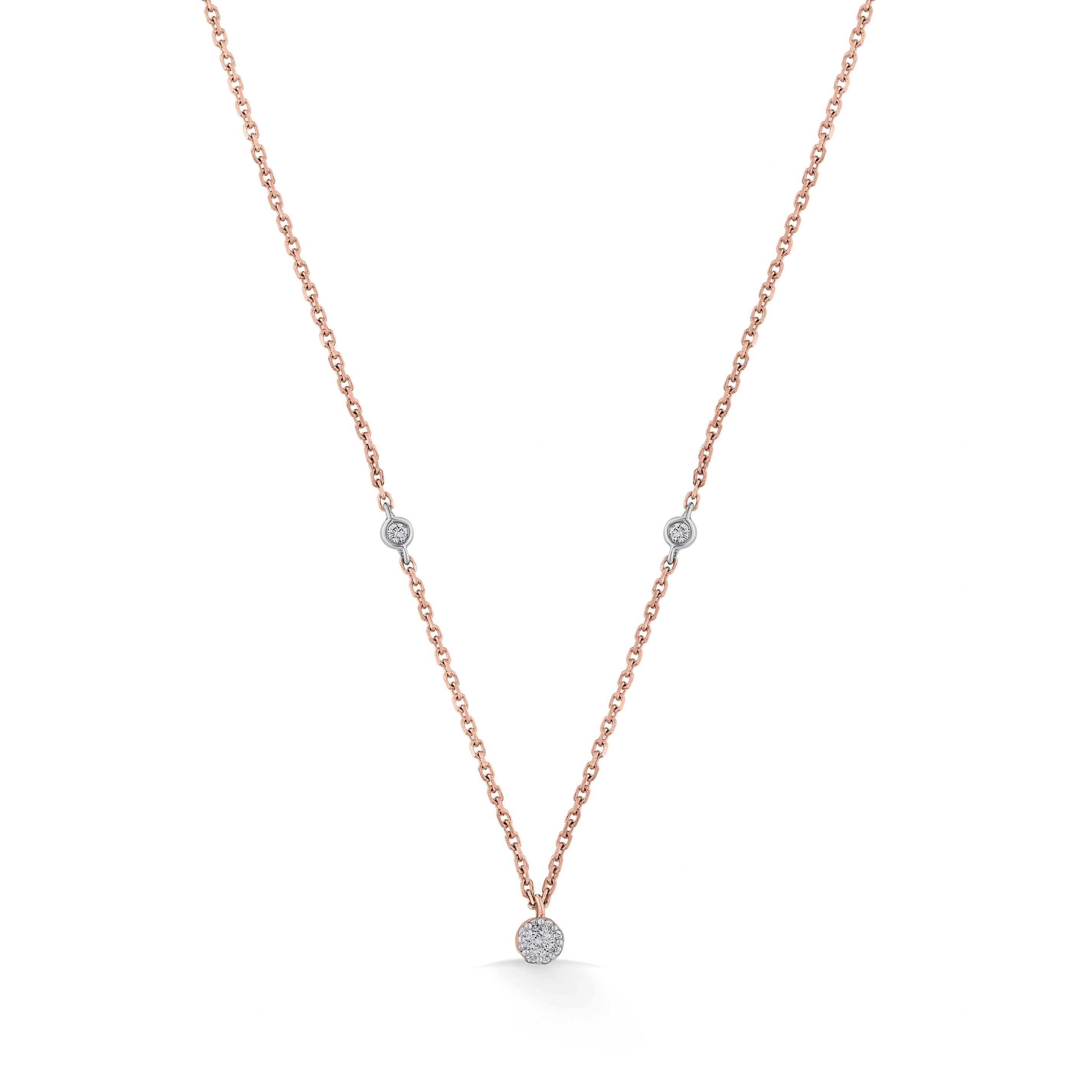 Deck Up Small Round Cluster Pendant - Zen Diamond India