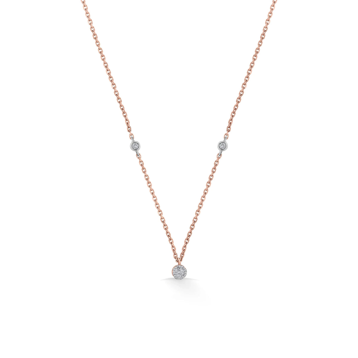Deck Up Small Round Cluster Pendant - Zen Diamond India