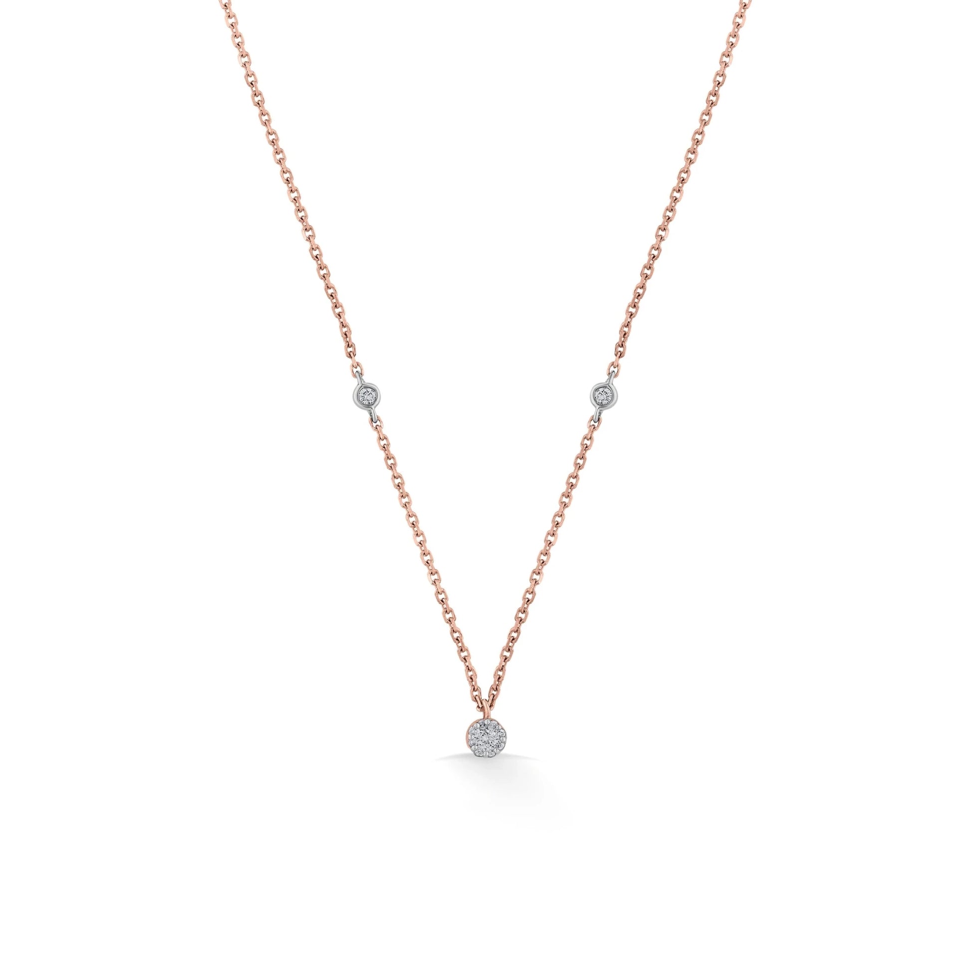 Deck Up Small Round Cluster Pendant - Zen Diamond India