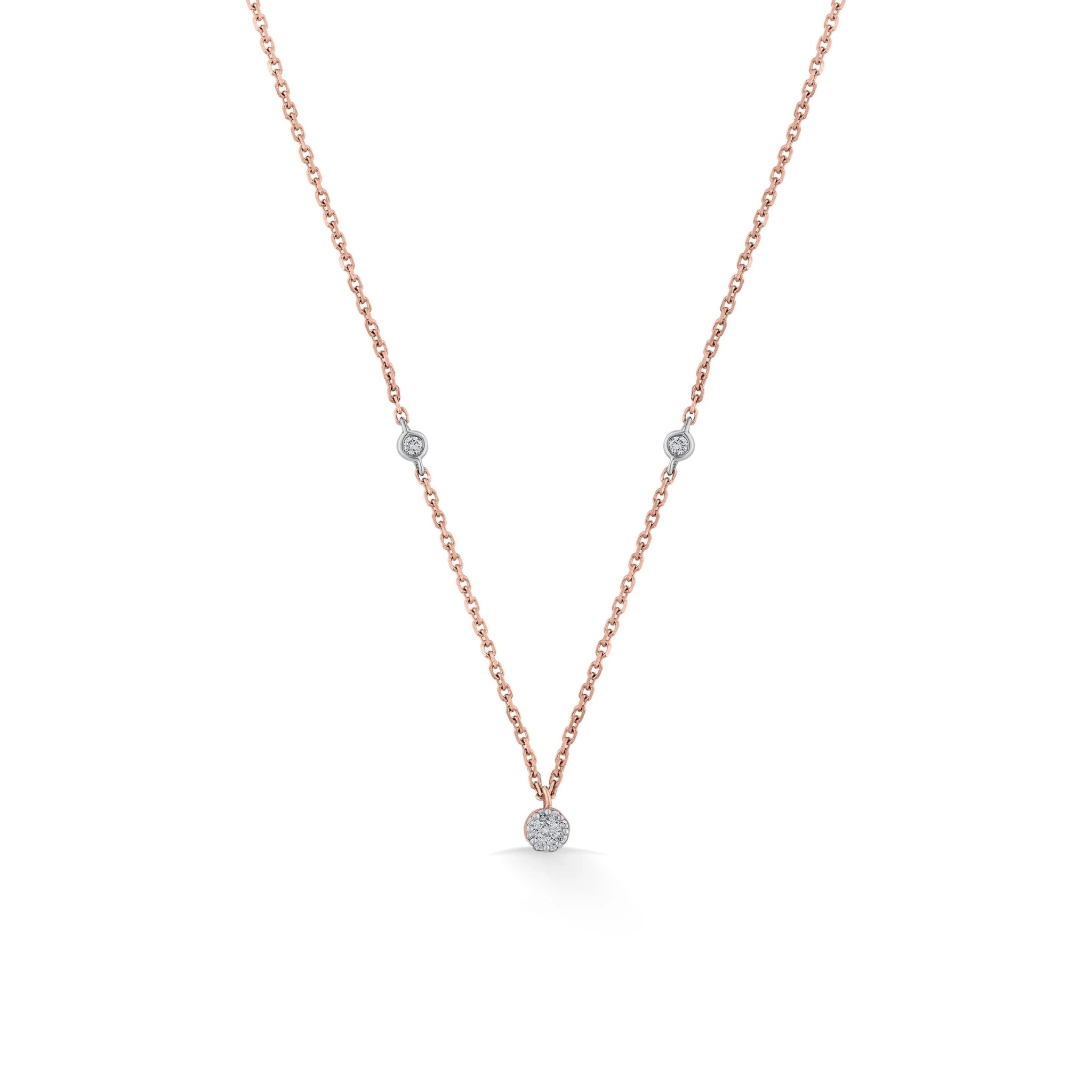 Deck Up Small Round Cluster Pendant - Zen Diamond India