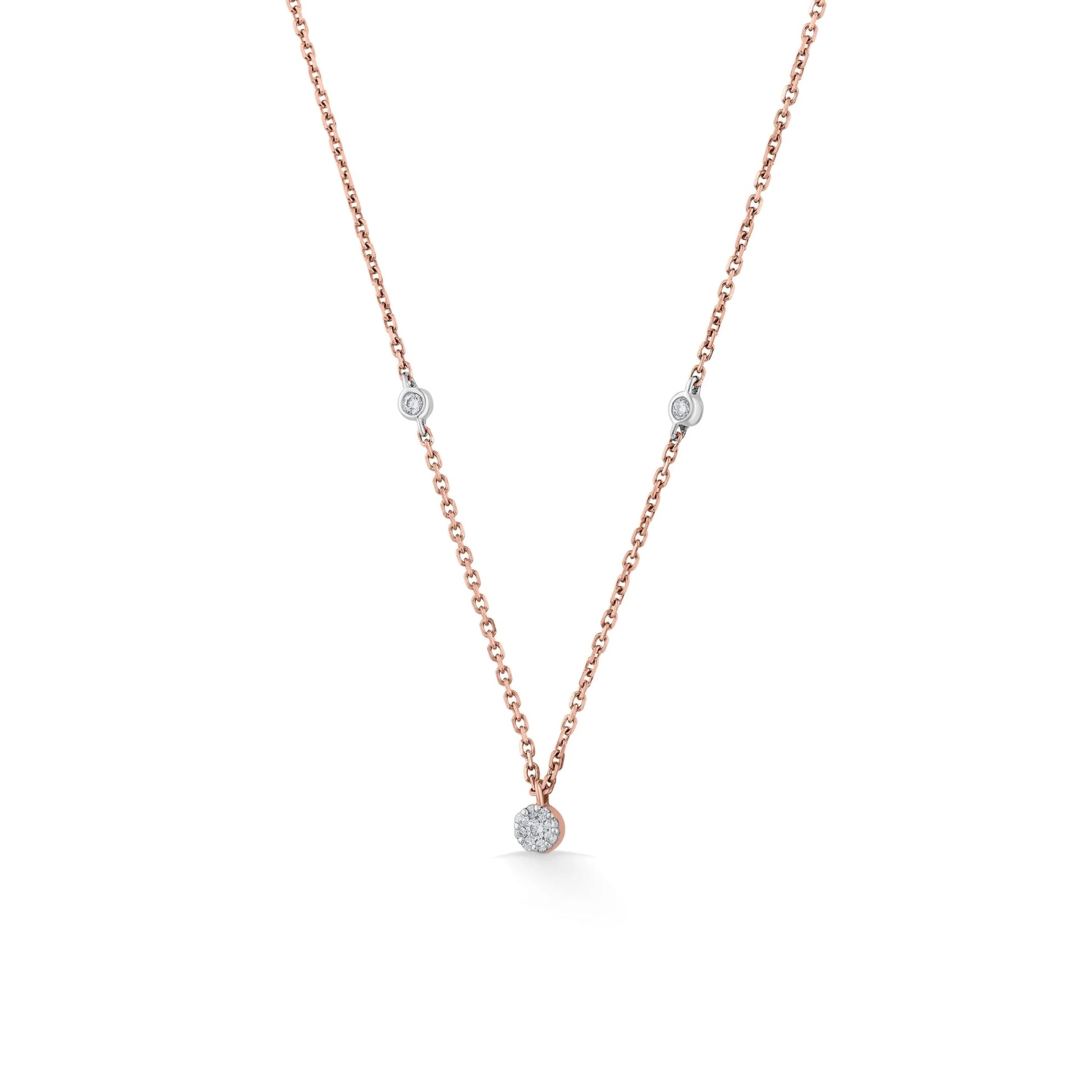 Deck Up Small Round Cluster Pendant - Zen Diamond India