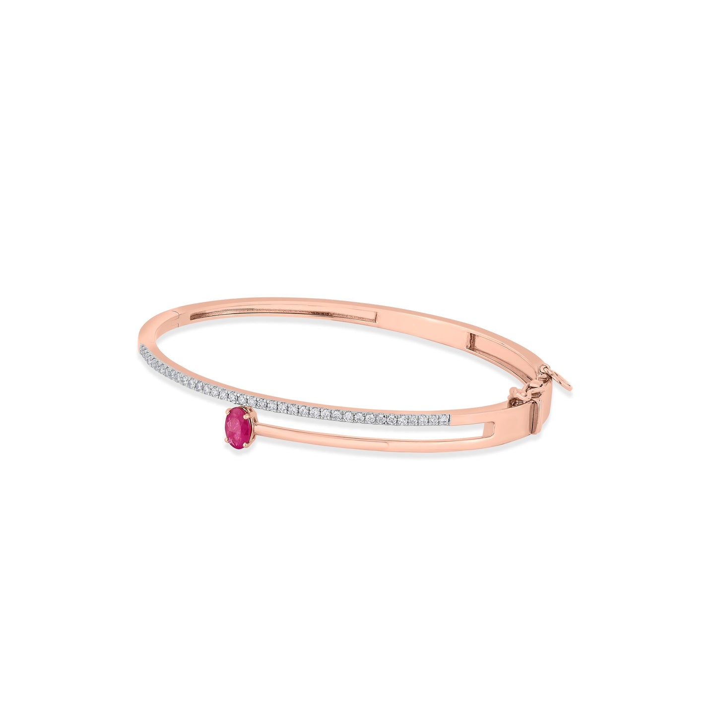 Toren Vibrant Oval Embrace Bracelet