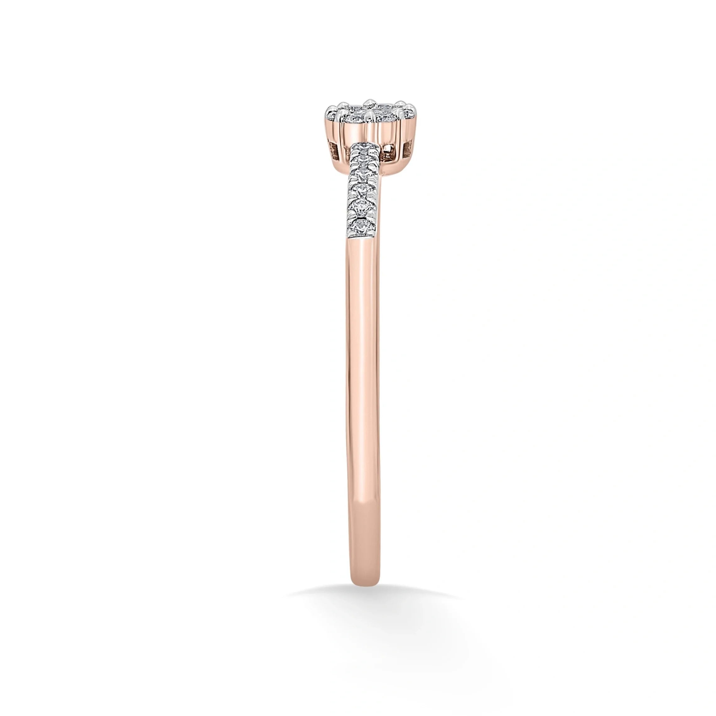 Boujee Medium Round Cluster Ring - Zen Diamond India