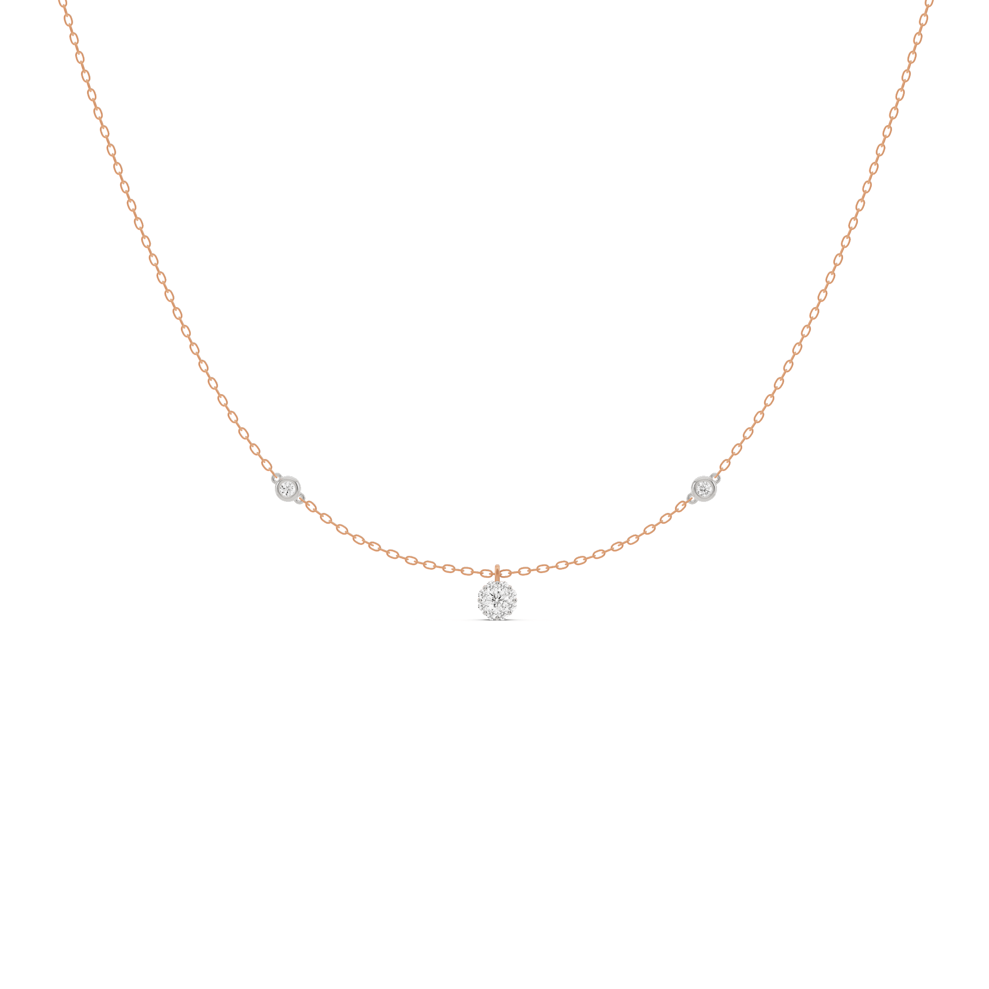 Deck Up Medium Round Cluster Pendant - Zen Diamond India