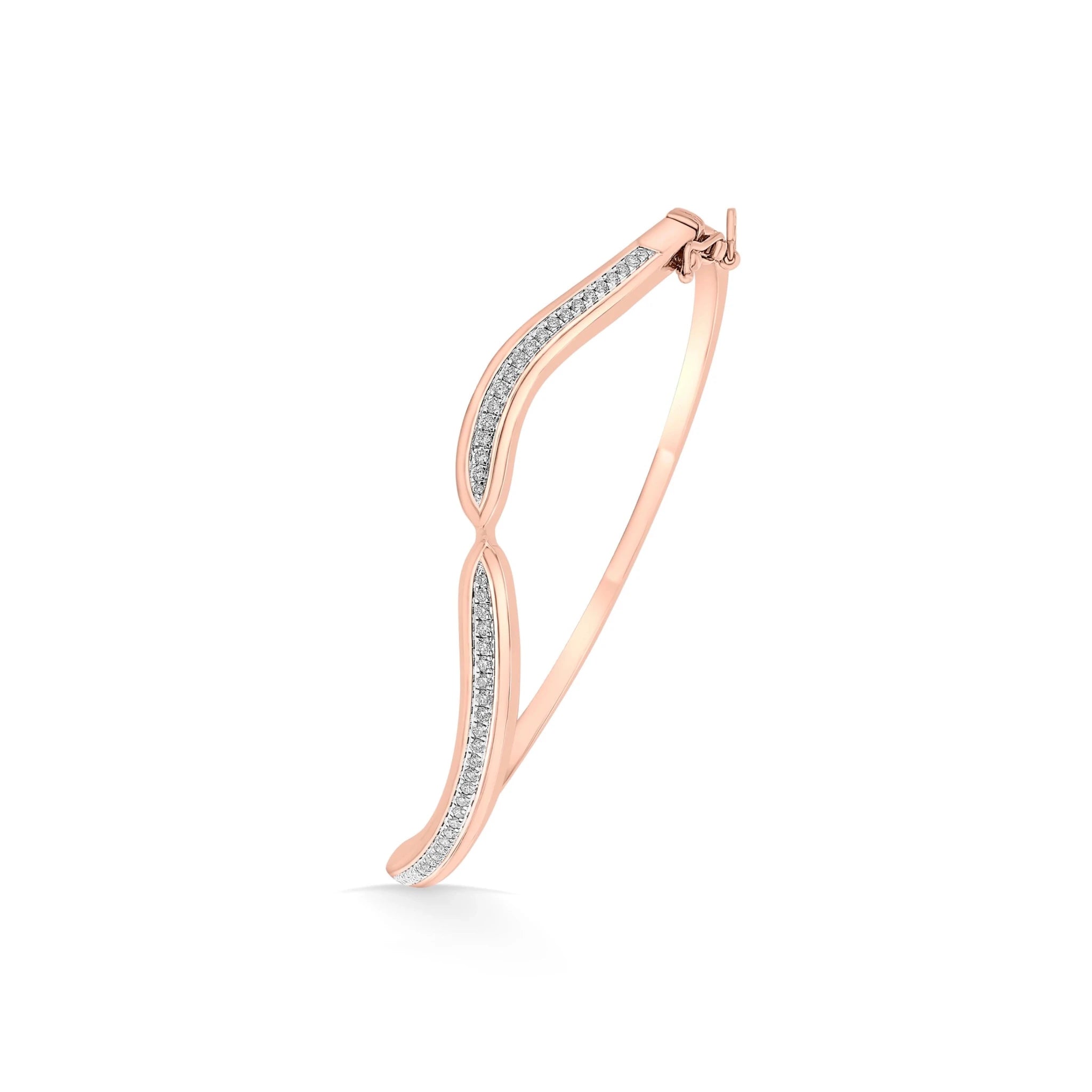 Sassy Modern Marquise Twist Bracelet - Zen Diamond India
