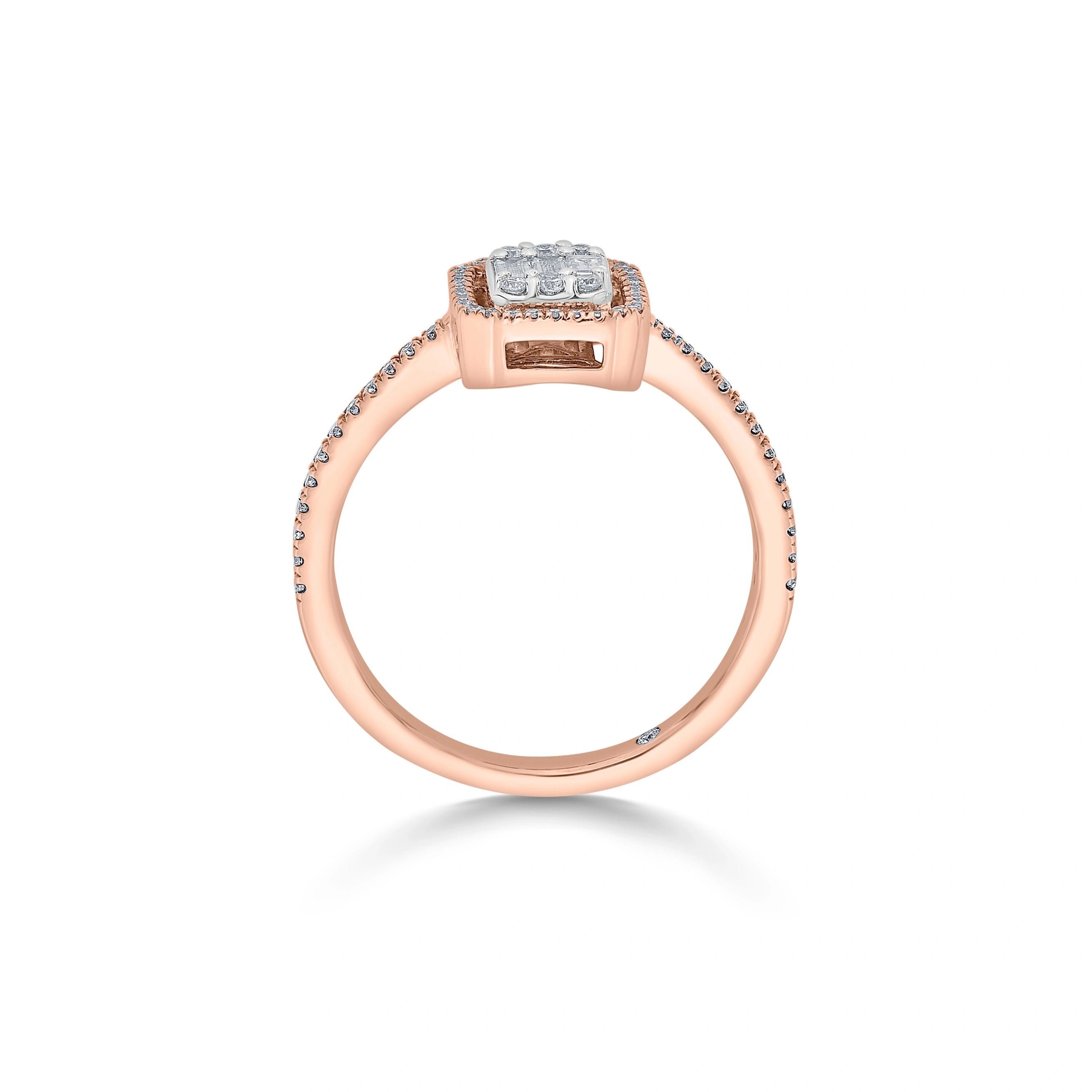 Signature Extra Small Emerald Pave Solitaire Ring