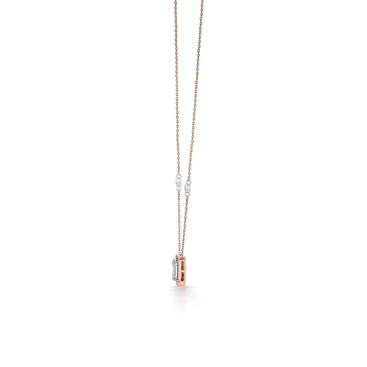 Signature Small Emerald Pave Solitaire Pendant - Zen Diamond India