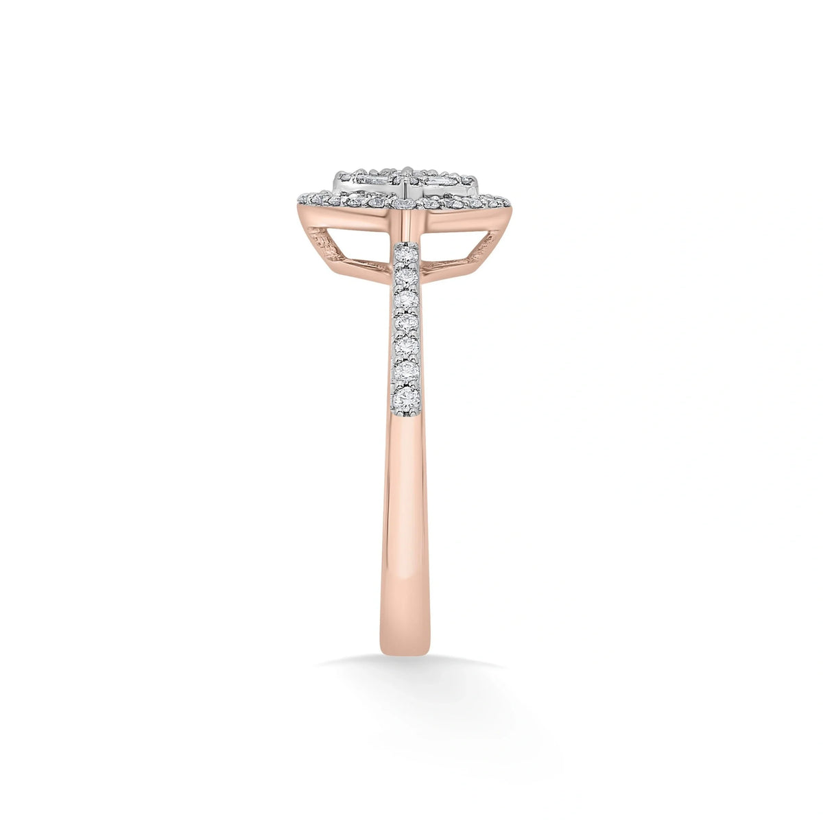 Sassy Starbeam Diamond Kite Ring
