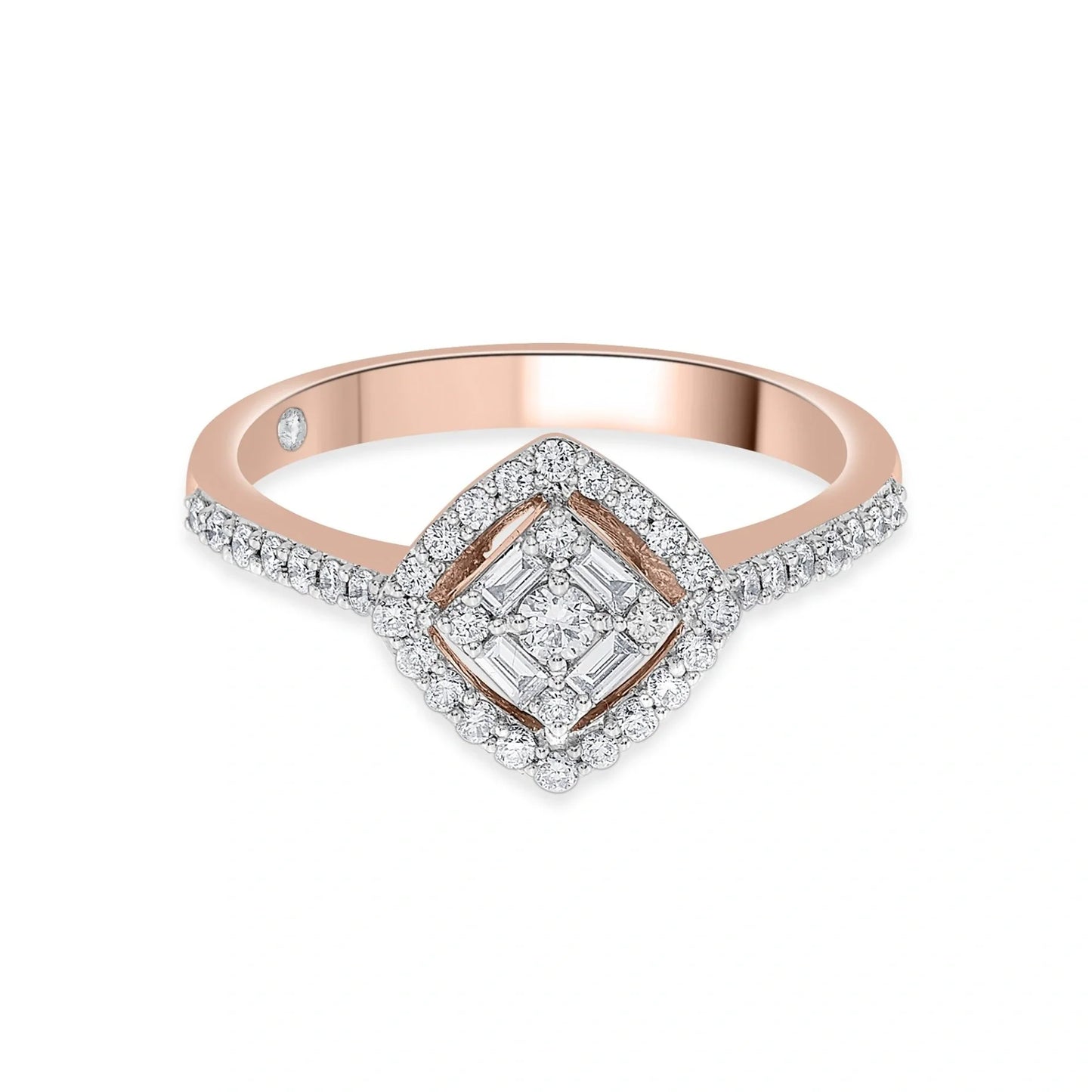 Sassy Starbeam Diamond Kite Ring