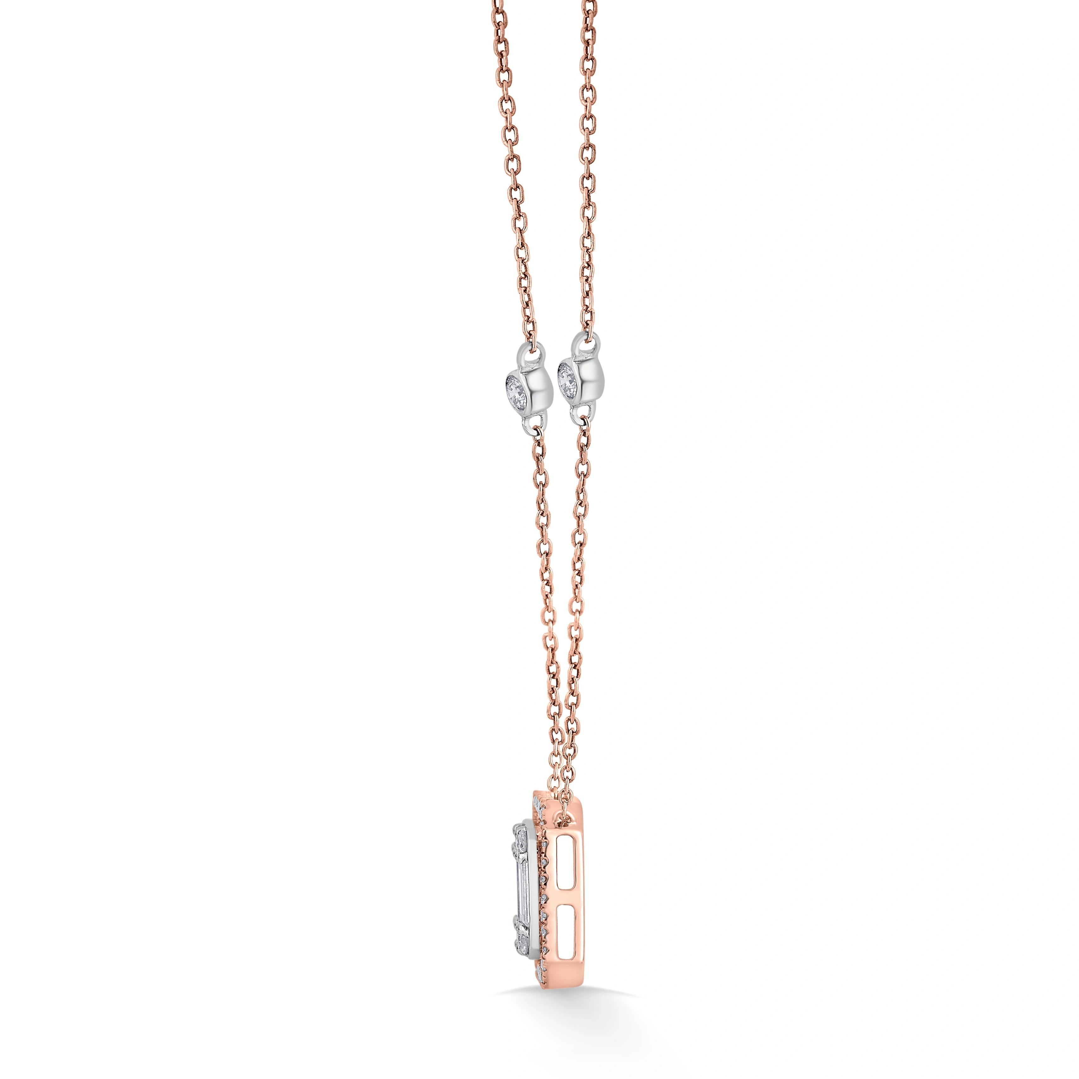 Emerald Radiance Halo Pendant - Zen Diamond India