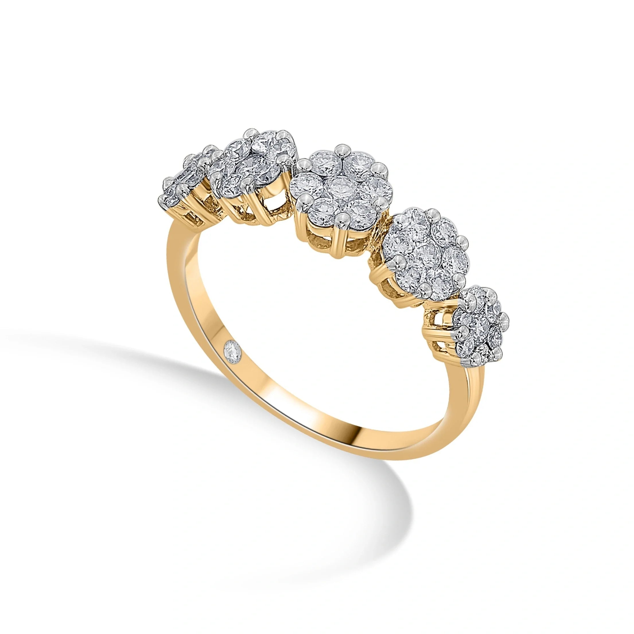 Meta Golden Bloom Ring - Zen Diamond India