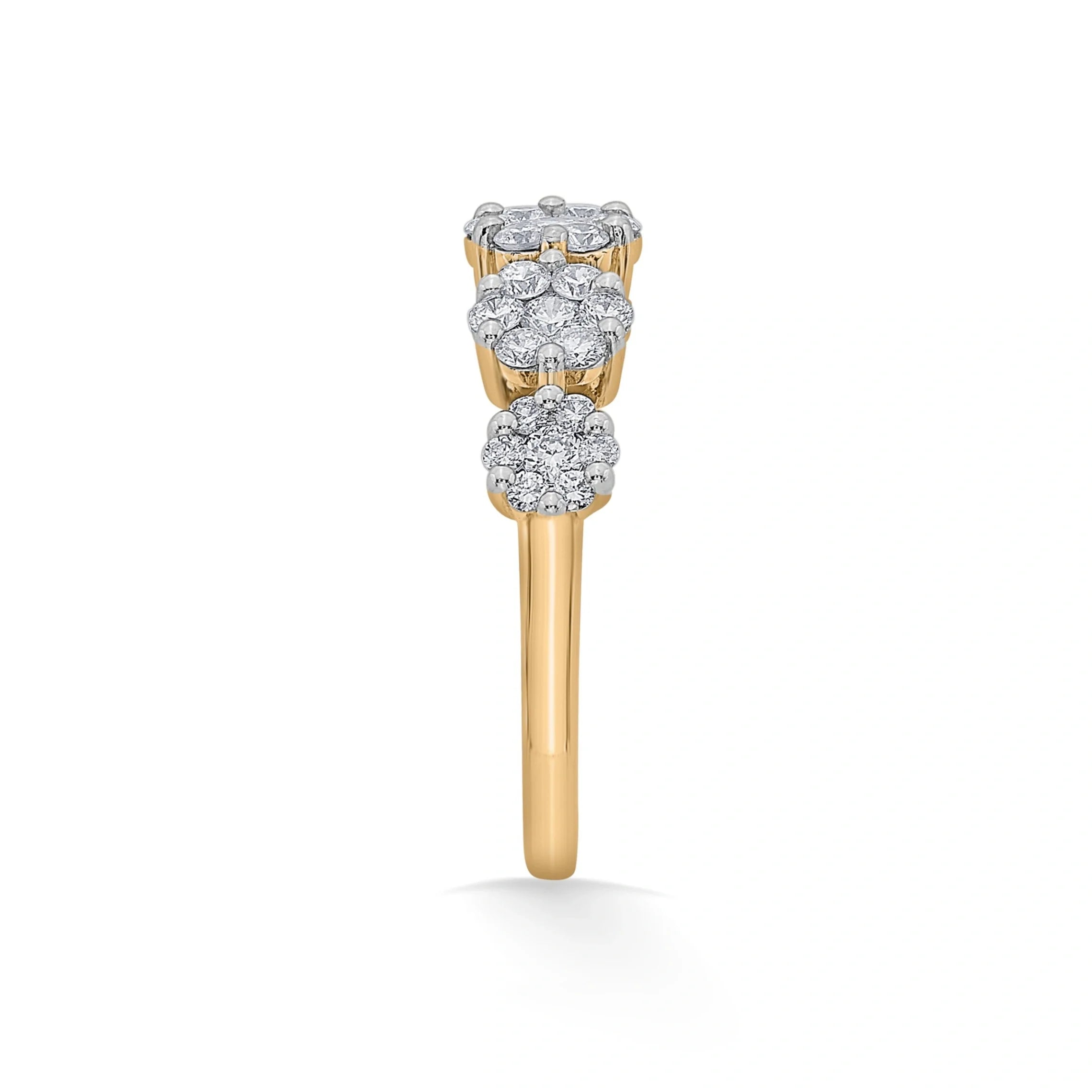 Meta Golden Bloom Ring - Zen Diamond India