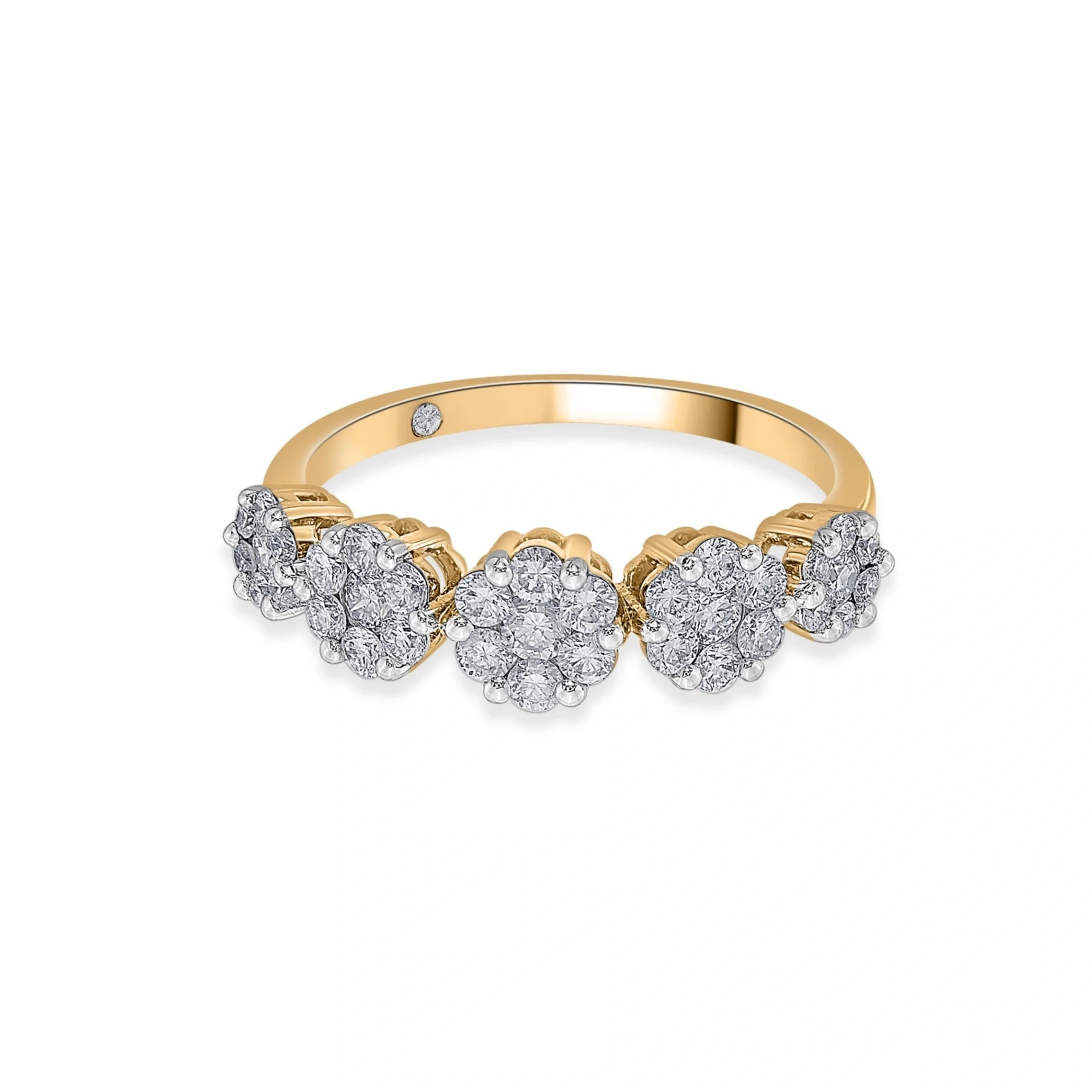 Meta Golden Bloom Ring - Zen Diamond India
