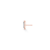 Signature Small Marquise Pave Solitaire Earrings - Zen Diamond India