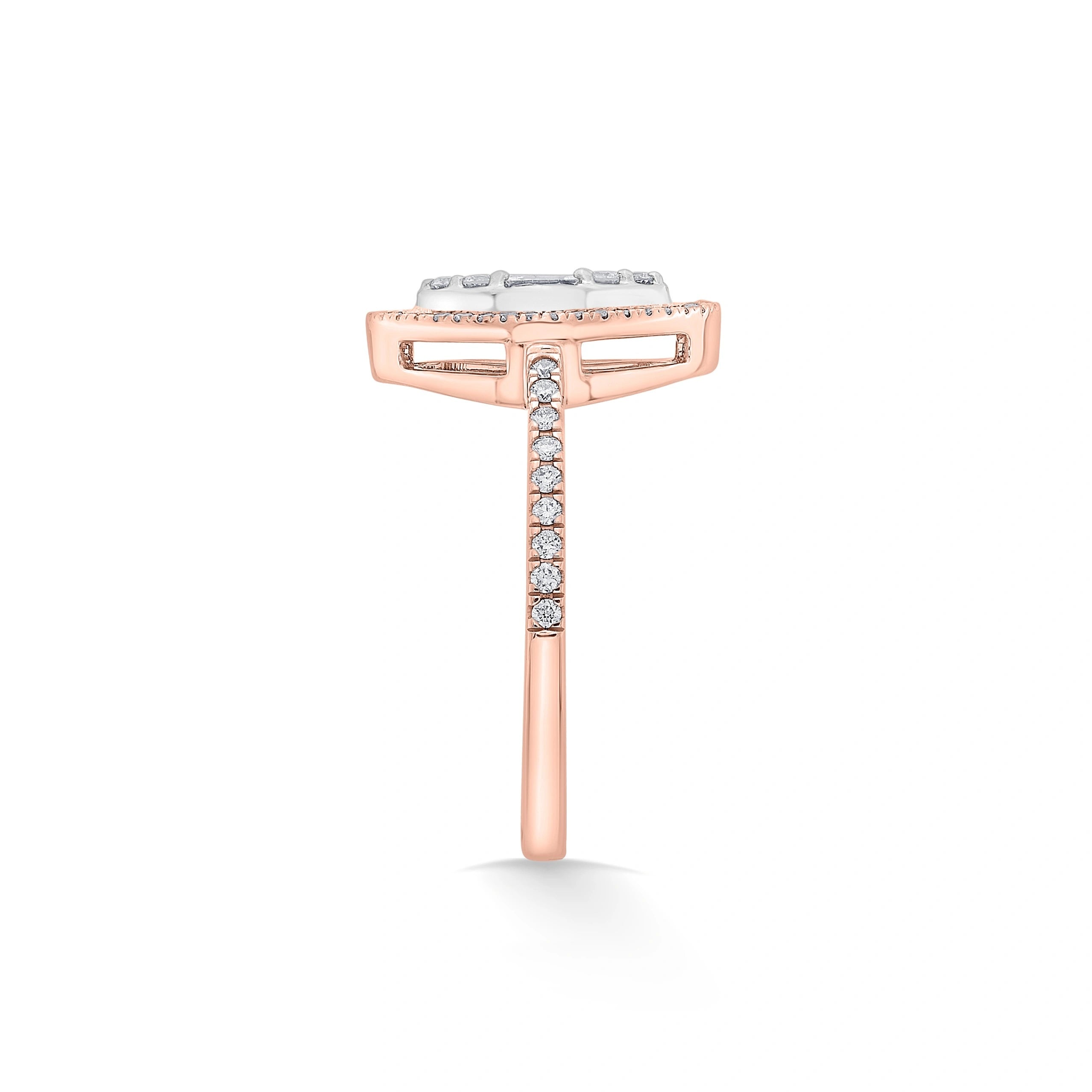 Signature Small Marquise Pave Solitaire Ring