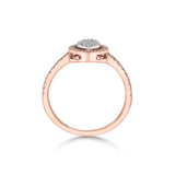 Signature Small Marquise Pave Solitaire Ring - Zen Diamond India