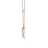 Signature Small Marquise Pave Solitaire Pendant - Zen Diamond India
