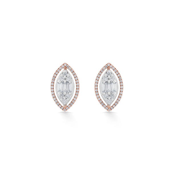 Signature Dazzling Mirage Studs - Zen Diamond India