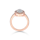 Signature Large Marquise Pave Solitaire Ring - Zen Diamond India