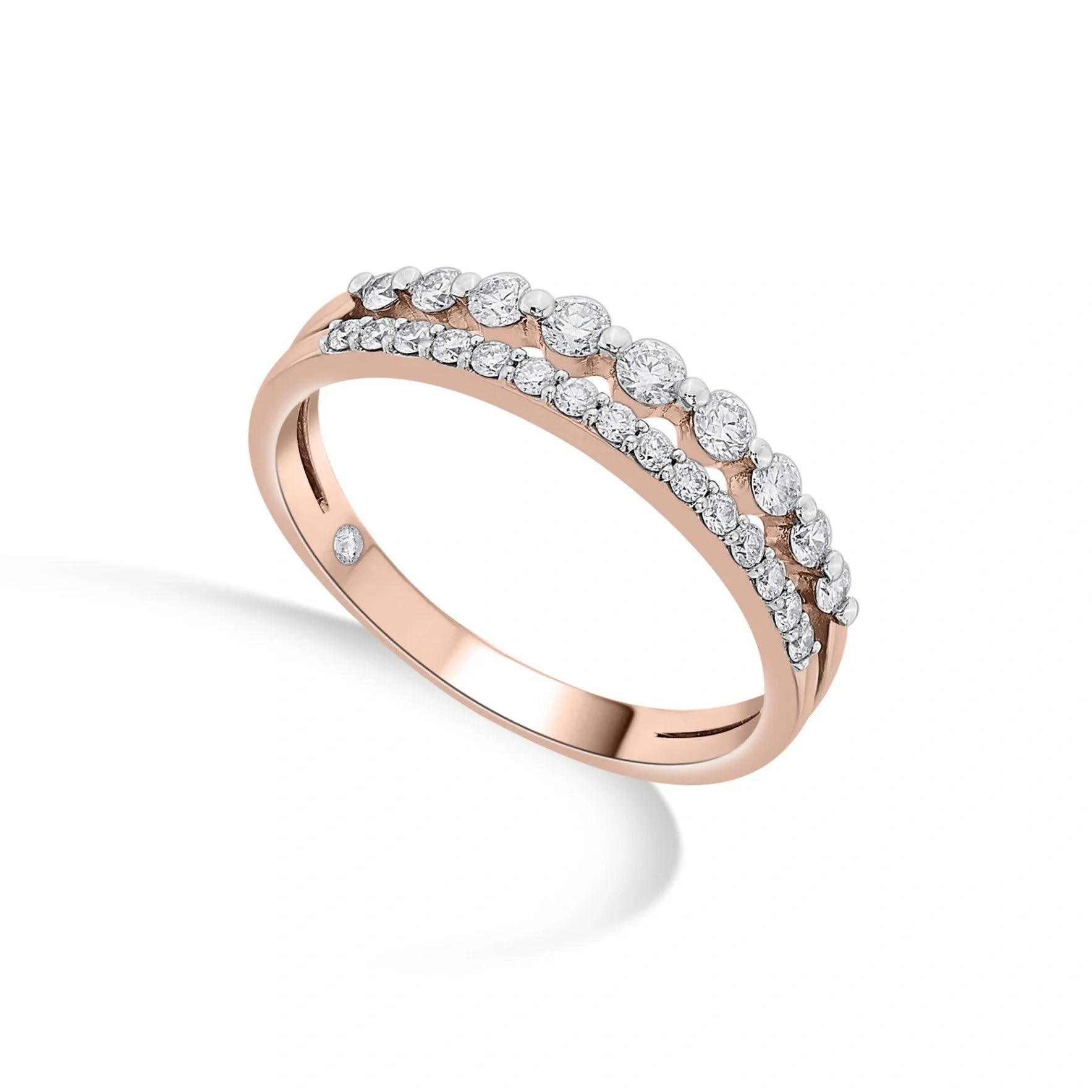 Meta Dazzle Duality Ring - Zen Diamond India