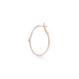 Sassy Round Pave Hoops - Zen Diamond India