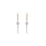 Sassy Round Pave Hoops - Zen Diamond India