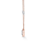 Signature Extra Small Oval Pave Solitaire Pendant - Zen Diamond India