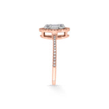 Signature Small Oval Pave Solitaire Ring - Zen Diamond India