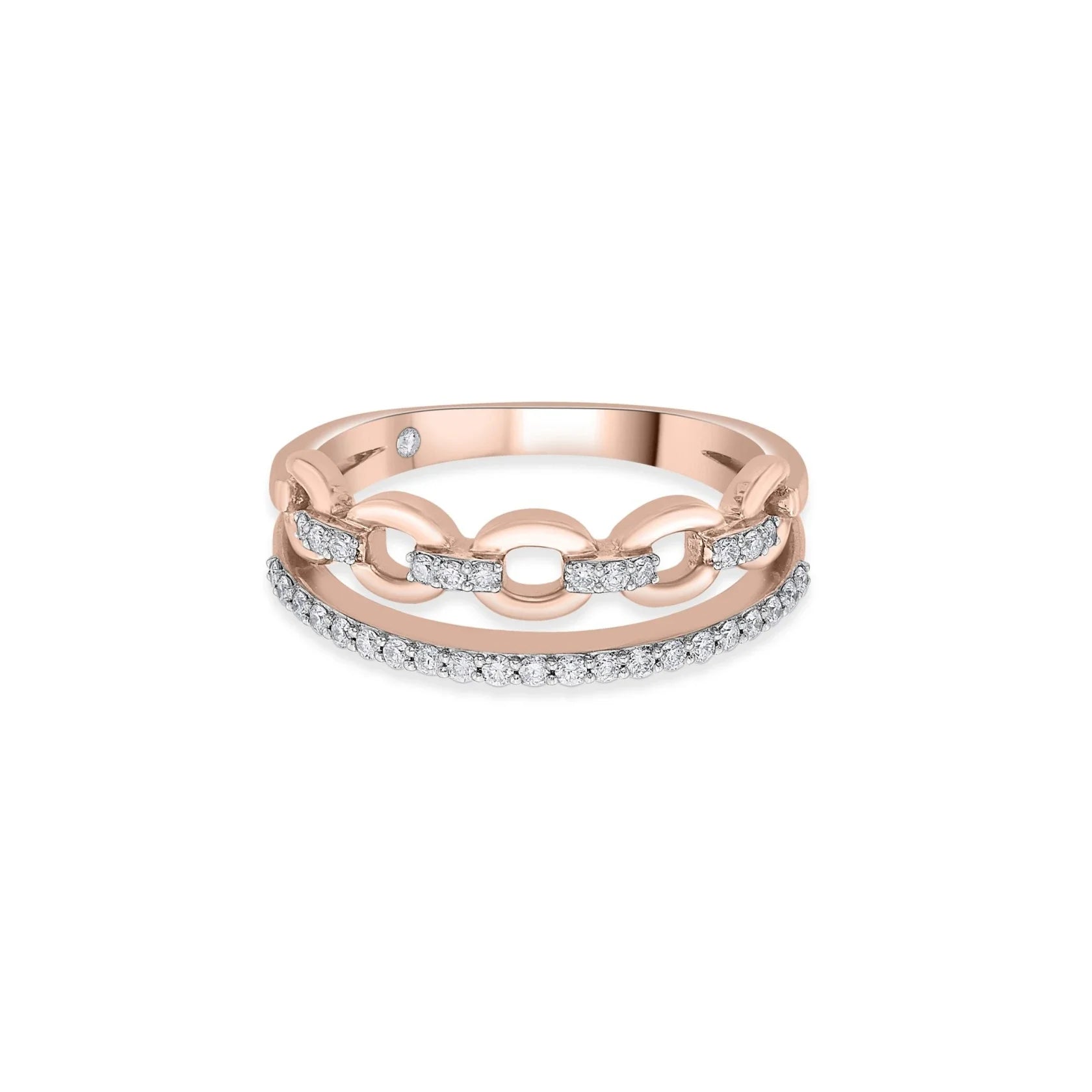 Cuban Loop Luxe Ring - Zen Diamond India