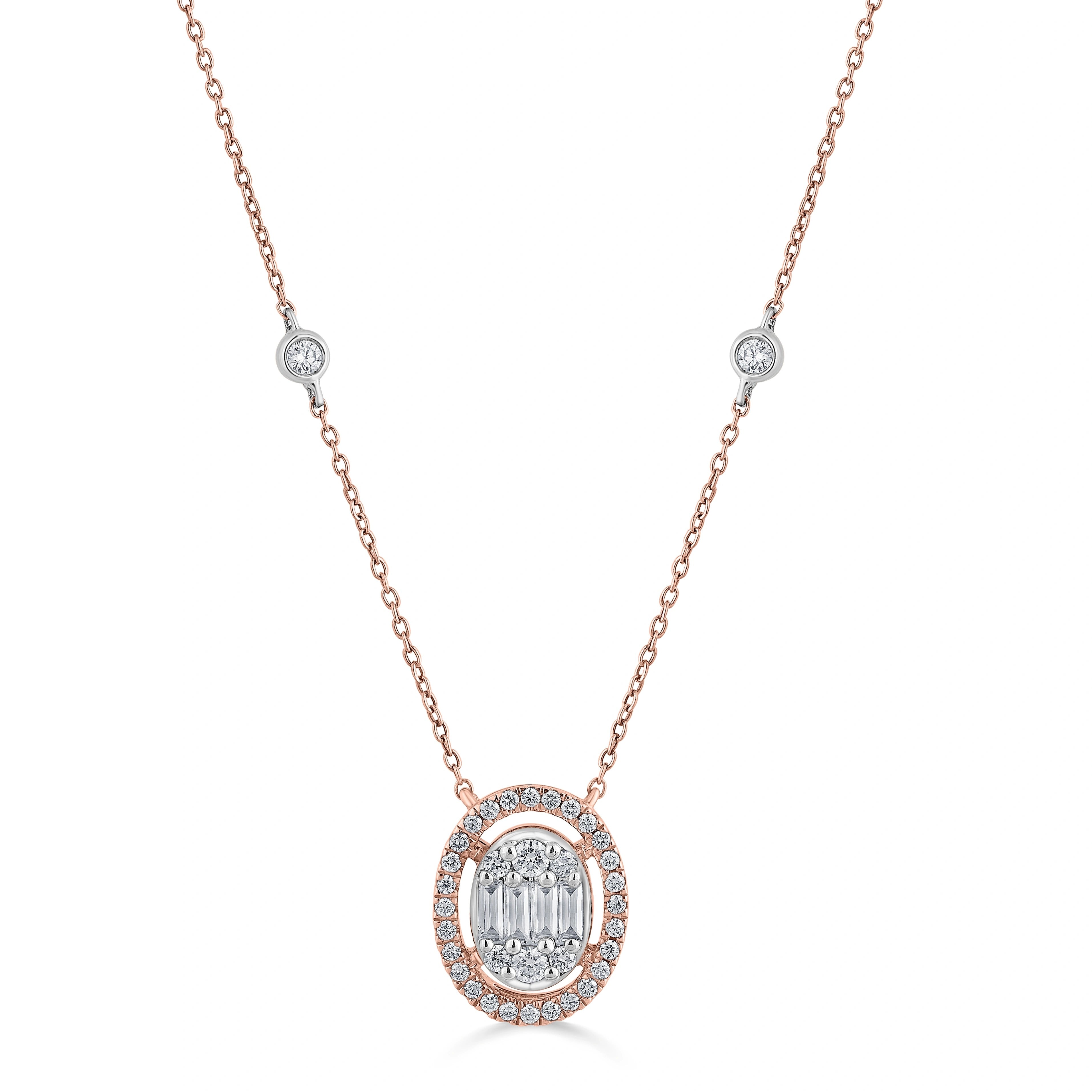 Opulent Orbit Halo Pendant - Zen Diamond India