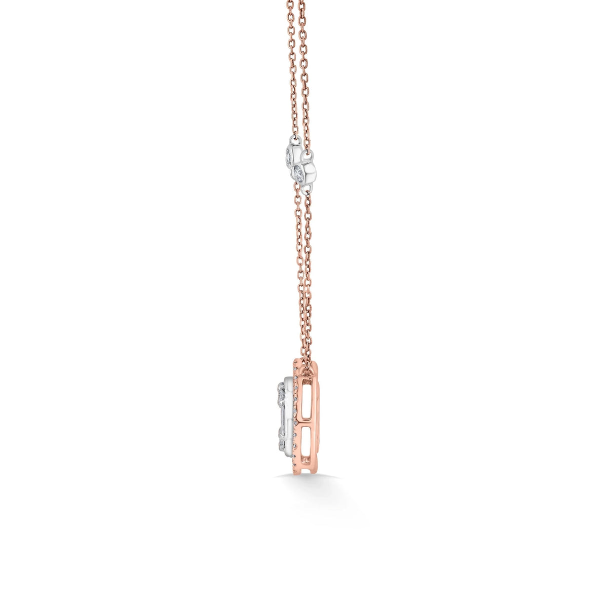 Opulent Orbit Halo Pendant - Zen Diamond India