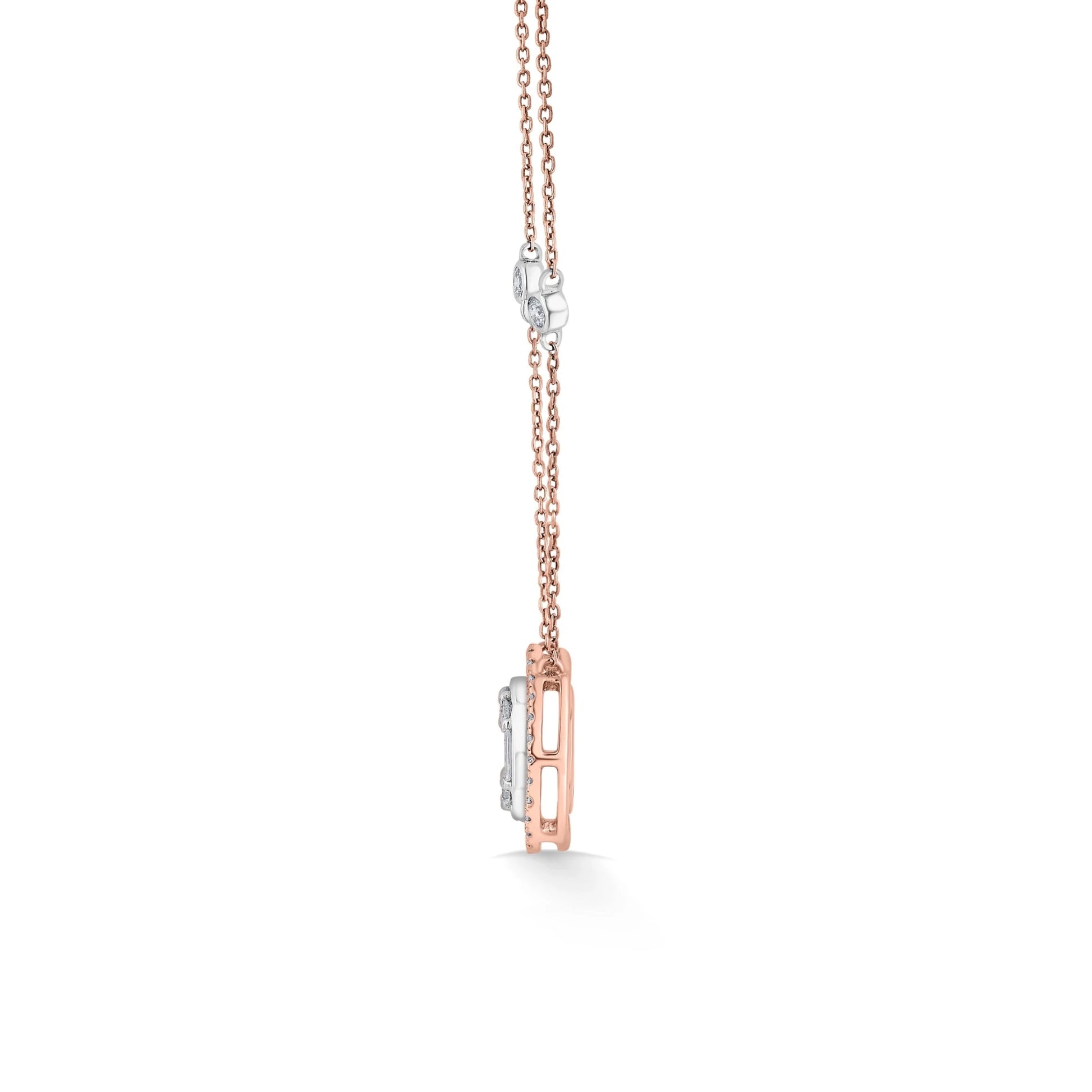 Opulent Orbit Halo Pendant - Zen Diamond India