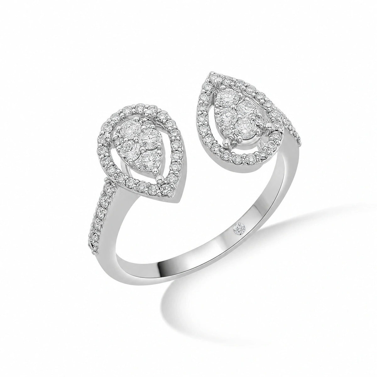 Enchante Lumiere Twin Teardrop Ring