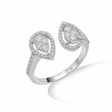 Enchante Lumiere Twin Teardrop Ring