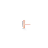 Signature Large Oval Pave Solitaire Earrings - Zen Diamond India