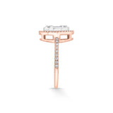 Signature Large Oval Pave Solitaire Ring - Zen Diamond India