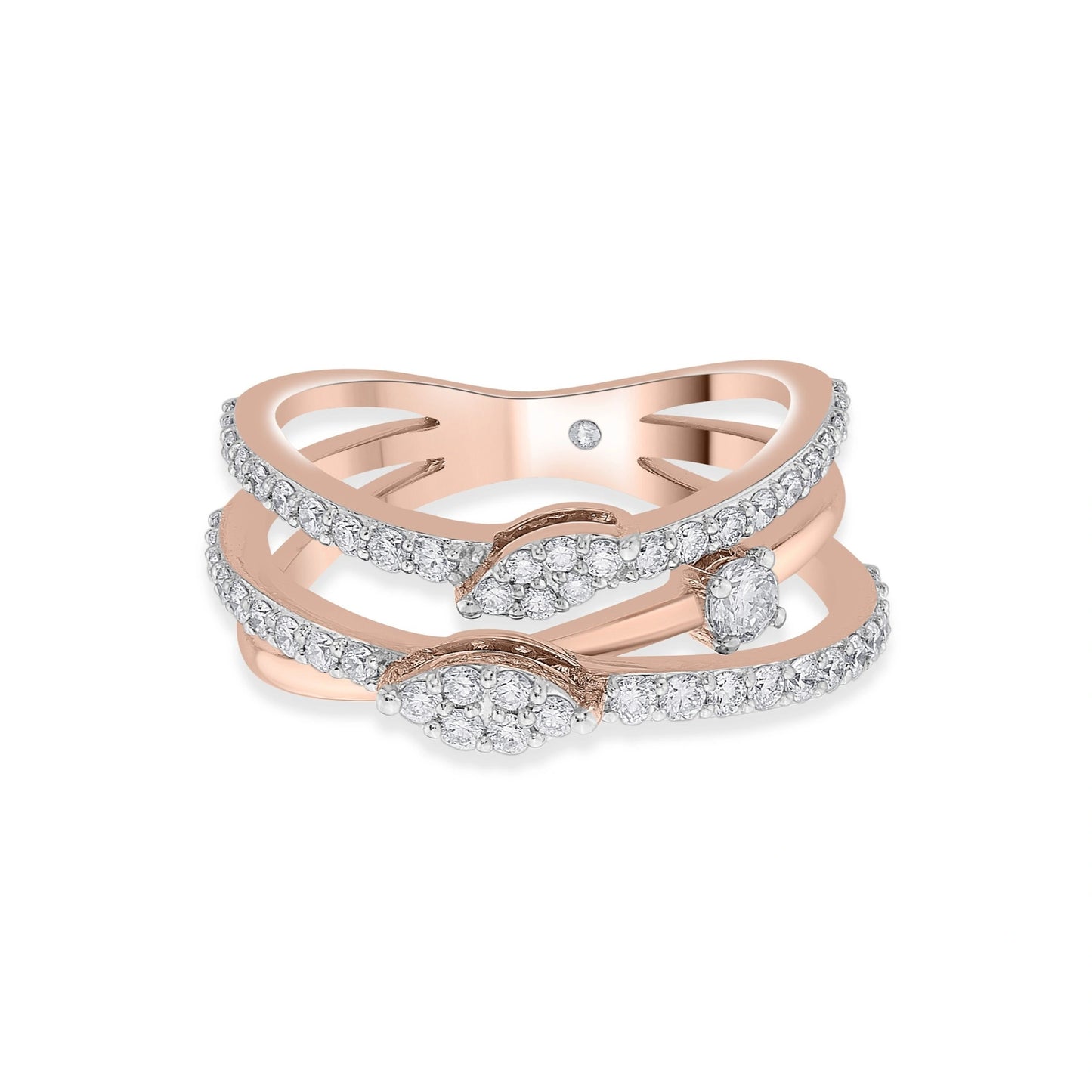 Sassy Rose Serpent Ring