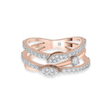Sassy Rose Serpent Ring