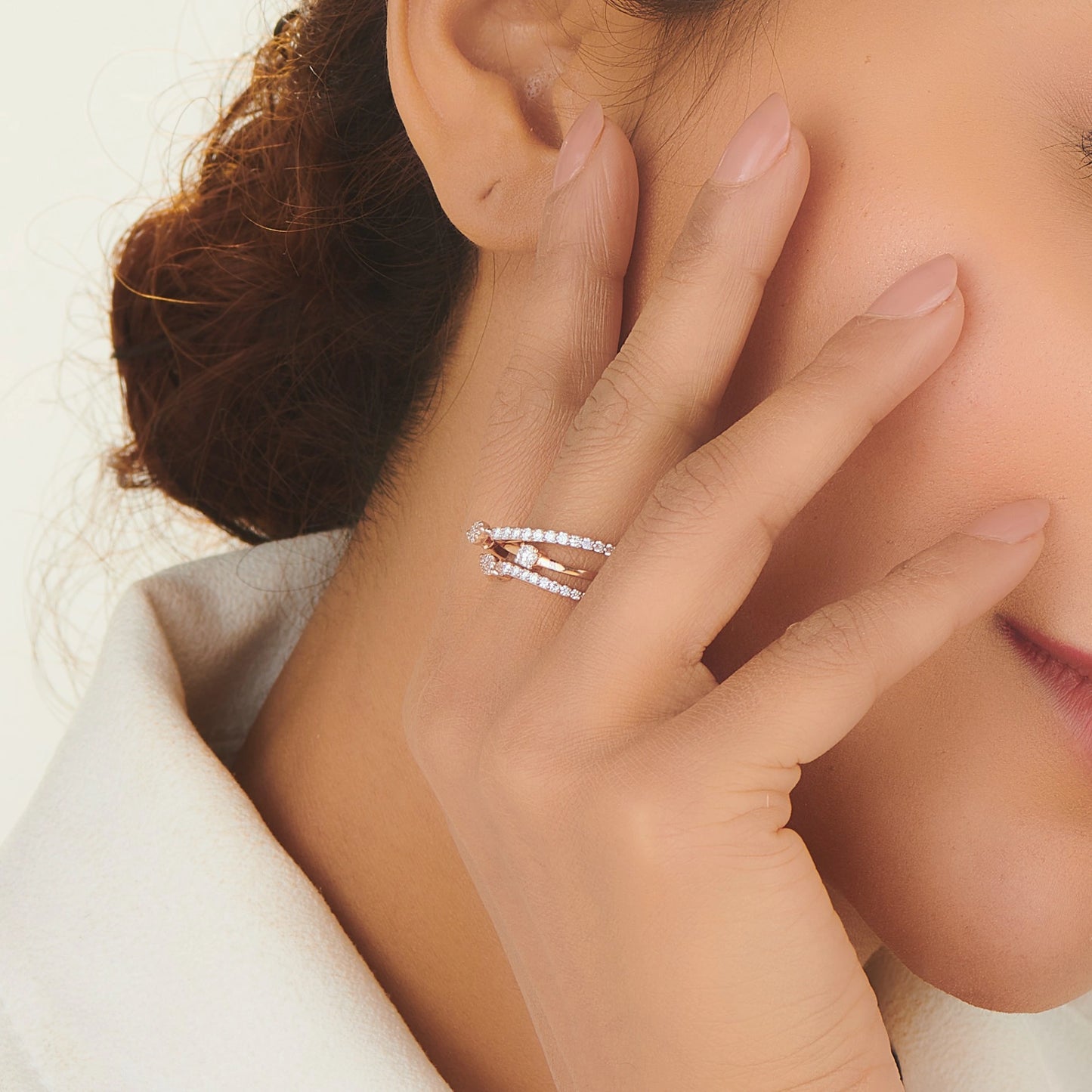 Sassy Rose Serpent Ring
